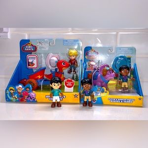 SET OF NEW DINO RANCH 3” FIGURE TOYS • JON, MIN, & MIGUEL